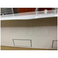 OUTLET Rozdzielnica podtynkowa metalowa 4x18 modułów IP30 (400V AC) 735x415x130mm drzwi pełne KOLE SYSTEMS