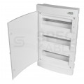 OUTLET Rozdzielnica podtynkowa PNF-HW do ścian pustych 3x12 modułów IP40 (400V AC) 282x479x99mm plastikowa drzwi pełne NOARK