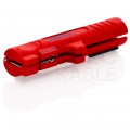 OUTLET Ściągacz izolacji uniwersalny do kabli okrągłych 0,8-13mm i kabli płaskich max 13mm KNIPEX 16 64 125 SB