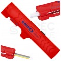 OUTLET Ściągacz izolacji uniwersalny do kabli okrągłych 0,8-13mm i kabli płaskich max 13mm KNIPEX 16 64 125 SB