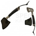 OUTLET Siekiera ze stali nierdzewnej (rękojeść lina paracord) 260/80mm+ etui NEO 63-118