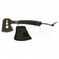 OUTLET Siekiera ze stali nierdzewnej (rękojeść lina paracord) 260/80mm+ etui NEO 63-118