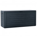 OUTLET Skrzynia ogrodowa Woodebox 280L antracytowa 438x1160x550mm Prosperplast