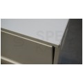 OUTLET Szafa rack 19" 2U 130mm biały NEKU