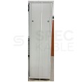 OUTLET Szafa stojąca 19" 42U 600x600mm drzwi szklane szara BKT