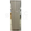 OUTLET Szafa stojąca 19" 42U 600x600mm drzwi szklane szara BKT