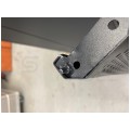 OUTLET Szafa stojąca RACK 19" 22U 600x600mm drzwi szklane czarna NEKU FLR + wyposażenie