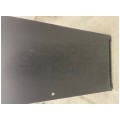 OUTLET Szafa stojąca RACK 19" 27U 600x600mm drzwi szklane czarna NEKU FLR + wyposażenie