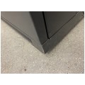 OUTLET Szafa stojąca RACK 19" 27U 600x600mm drzwi szklane czarna NEKU FLR + wyposażenie