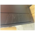 OUTLET Szafa stojąca RACK 19" 27U 600x600mm drzwi szklane czarna (złożona) NEKU FLR + wyposażenie