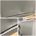OUTLET Szafa stojąca RACK 19" 27U 600x600mm drzwi szklane szara TOTEN G7