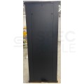 OUTLET Szafa stojąca RACK 19" 42U 600x800mm drzwi szklane czarna NEKU FLR + wyposażenie