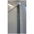 OUTLET Szafa stojąca RACK 19" 42U 600x800mm drzwi szklane szara G7