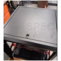 OUTLET Szafa stojąca RACK 19" 9U 600x600mm drzwi szklane czarna NEKU