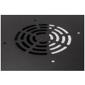 OUTLET Szafa wisząca RACK 10" 9U 300mm drzwi szklane czarna NEKU