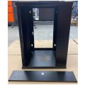 OUTLET Szafa wisząca RACK 10" 9U 300mm drzwi szklane czarna NETRACK S-Line