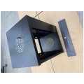 OUTLET Szafa wisząca RACK 10" 9U 300mm drzwi szklane czarna NETRACK S-Line
