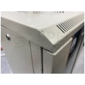 OUTLET Szafa wisząca RACK 10" 9U 300mm drzwi szklane szara NEKU TS