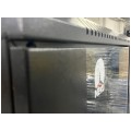 OUTLET Szafa wisząca RACK 19" 12U 450mm drzwi szklane czarna NEKU TS BOX