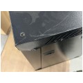 OUTLET Szafa wisząca RACK 19" 12U 450mm drzwi szklane czarna NEKU TS BOX