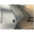 OUTLET Szafa wisząca RACK 19" 12U 450mm drzwi szklane czarna NEKU TS BOX