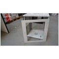 OUTLET Szafa wisząca RACK 19" 12U 450mm drzwi szklane szara BOX