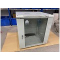 OUTLET Szafa wisząca RACK 19" 12U 500mm drzwi szklane szara NEKU TS BOX