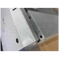 OUTLET Szafa wisząca RACK 19" 12U 500mm drzwi szklane szara NEKU TS BOX