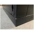 OUTLET Szafa wisząca RACK 19" 12U 600mm drzwi szklane czarna NEKU TS BOX