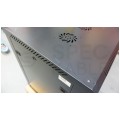 OUTLET Szafa wisząca RACK 19" 15U 600mm drzwi szklane czarna NEKU TS BOX