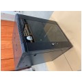 OUTLET Szafa wisząca RACK 19" 15U 600mm drzwi szklane czarna NEKU TS BOX
