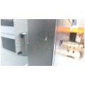 OUTLET Szafa wisząca RACK 19" 15U 600mm drzwi szklane czarna NEKU TS BOX