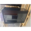OUTLET Szafa wisząca RACK 19" 18U 450mm drzwi szklane czarna NEKU TS BOX