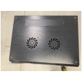 OUTLET Szafa wisząca RACK 19" 22U 450mm drzwi szklane czarna NEKU TS BOX