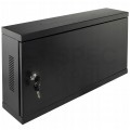 OUTLET Szafa wisząca RACK 19" 2U typu skrzynka uniwersalna TPR 120mm czarna CATV NEKU