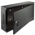 OUTLET Szafa wisząca RACK 19" 2U typu skrzynka uniwersalna TPR 120mm czarna CATV NEKU