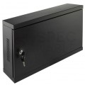 OUTLET Szafa wisząca RACK 19" 2U typu skrzynka uniwersalna TPR 120mm czarna CATV NEKU
