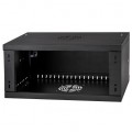OUTLET Szafa wisząca RACK 19" 4U 350mm drzwi pełne czarna PRO