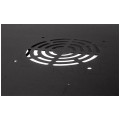 OUTLET Szafa wisząca RACK 19" 4U 450mm drzwi szklane czarna BOX