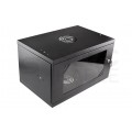 OUTLET Szafa wisząca RACK 19" 6U 350mm czarna NEKU ECO BOX