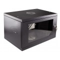 OUTLET Szafa wisząca RACK 19" 6U 350mm czarna NEKU ECO BOX