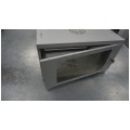 OUTLET Szafa wisząca RACK 19" 6U 350mm drzwi szklane szara NEKU ECO BOX