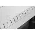 OUTLET Szafa wisząca RACK 19" 6U 350mm drzwi szklane szara z półką PRO LIGHT