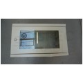 OUTLET Szafa wisząca RACK 19" 6U 400mm drzwi szklane szara GT
