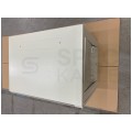OUTLET Szafa wisząca RACK 19" 9U 450mm drzwi metal-szkło szara GT zdejmowane boki Seria AS