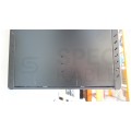 OUTLET Szafa wisząca RACK 19" 9U 450mm drzwi szklane czarna PRO