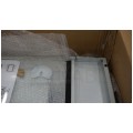 OUTLET Szafa wisząca RACK 19" 9U 450mm drzwi szklane szara NEKU TS BOX