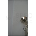 OUTLET Szafa wisząca RACK 19" 9U 450mm drzwi szklane szara PRO