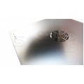 OUTLET Szafa wisząca RACK 19" 9U 600mm drzwi szklane czarna PRO