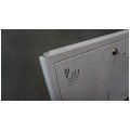OUTLET Szafka multimedialna lokalowa 340x400x75mm biała podtynkowa NEKU